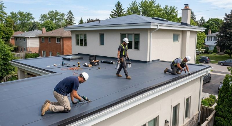 Roof Installation service project in Cincinnati, OH